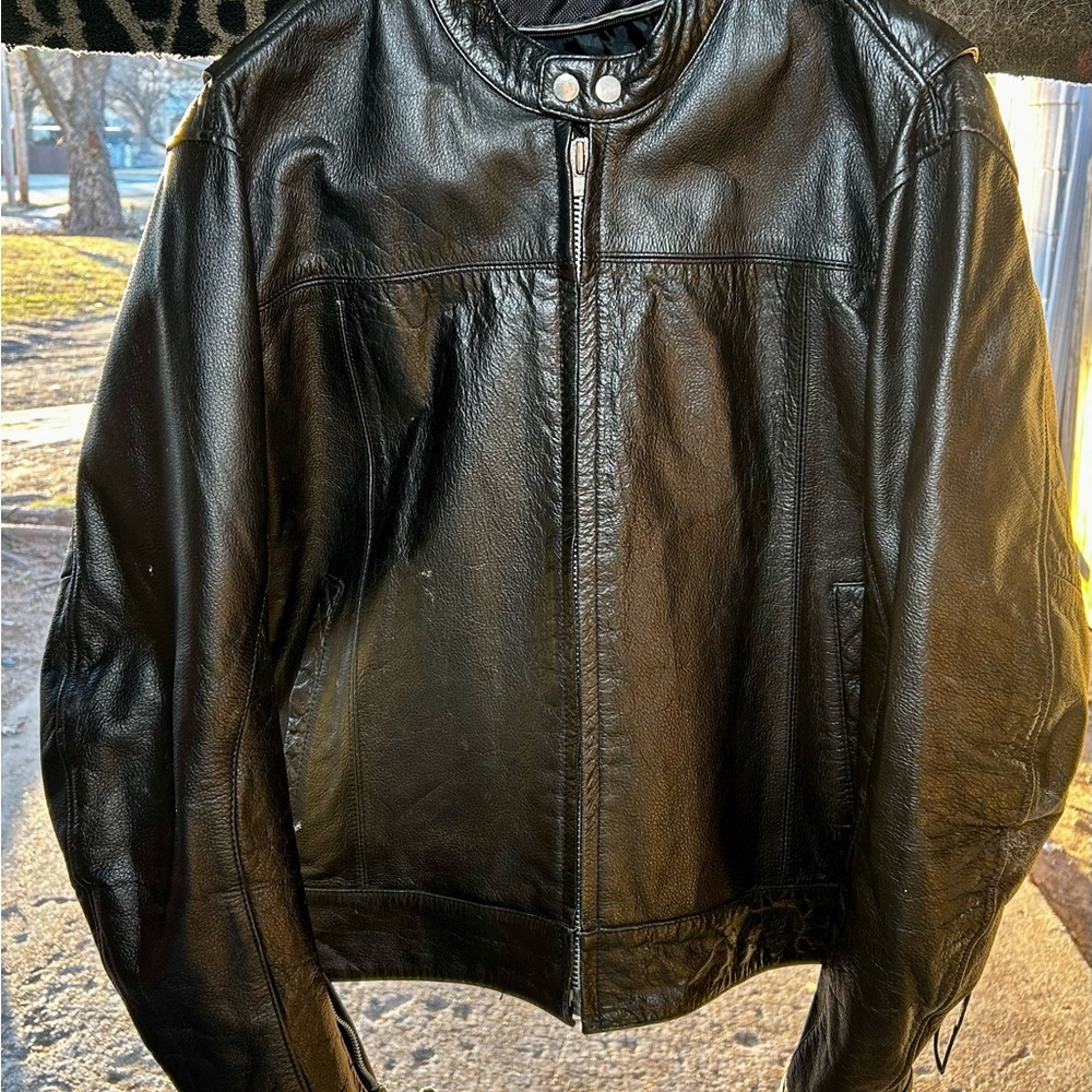 REAL Leather Motorcycle Jacket